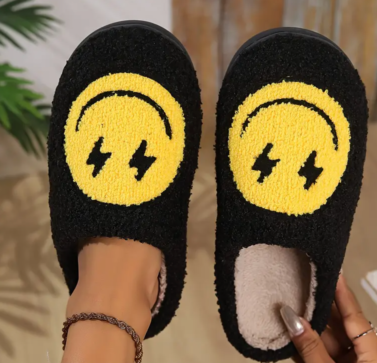 lightning strikes slippers